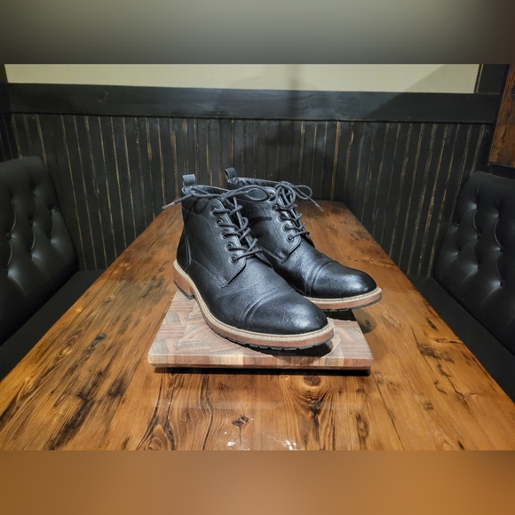 Black Perry Ellis formal dress Shoes size 10.5 - Picture 4 of 5